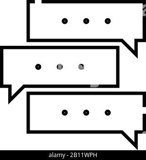 Icône de ligne en ligne de création de lignes, signe de concept, illustration vectorielle de contour, symbole linéaire. Illustration de Vecteur