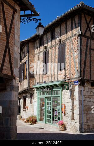 Voir le devant, Castelnau de Montmiral, Tarn, région Midi Pyrénées, France, Europe Banque D'Images