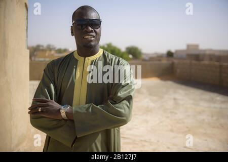 Portratis de peuple sénégalais Banque D'Images