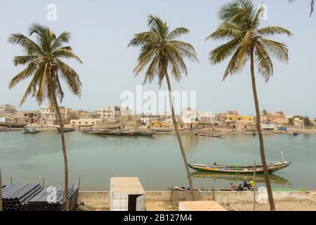 Les rivières de St Louis, Sénégal, Banque D'Images