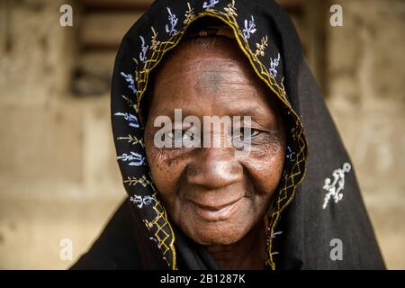 Portraits de peuple ivoirien, la Côte d'Ivoire (Ivory Coast) Banque D'Images