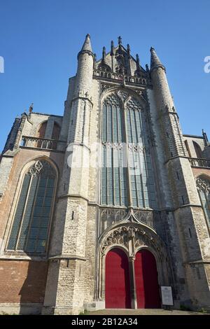 Façade de l'Hooglandse Kerk, Leiden, Benelux, États du Benelux, Hollande méridionale, Pays-Bas Banque D'Images