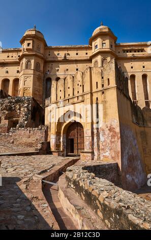 Fort Amer, Jaipur, Rajasthan, Inde Banque D'Images