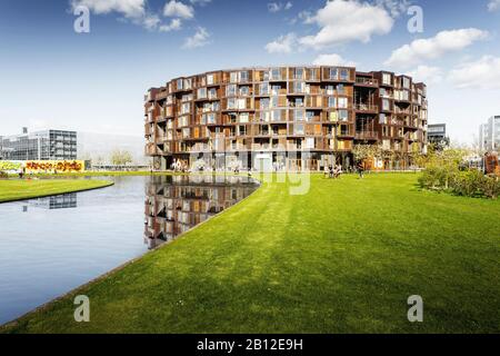 Résidence étudiante Tietgenskollegiet dans le district de ÿrestad, Amager, Copenhague, Danemark Banque D'Images