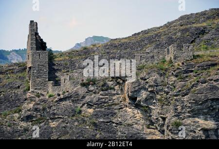 Château De Trourbillon, Sion, Suisse Banque D'Images