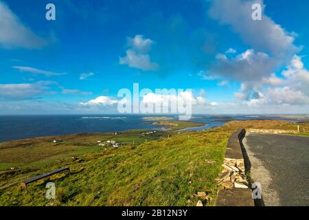 Vue panoramique sur l'Irlande - péninsule de Dingle Banque D'Images