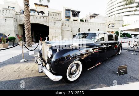 Rolls Royce Oldtimer, Yom 1960, Au Salon Dubai Classic Motorshow, Dubai Business Bay, Downtown Dubai, Dubai, Emirats Arabes Unis, Moyen-Orient Banque D'Images