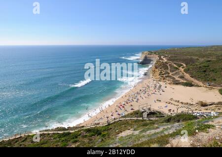 World Surfing Reserve Riberia D'Ilis Beach, Ericeira, Portugal Banque D'Images