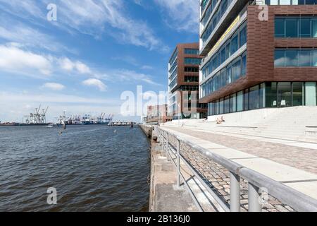Immeuble De Bureaux Columbia Twins, Neumühlen, Altona, Hambourg, Allemagne Banque D'Images