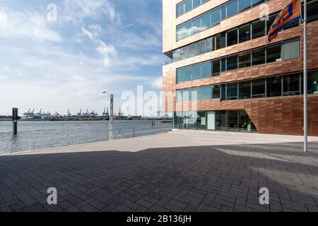 Immeuble De Bureaux Columbia Twins, Neumühlen, Altona, Hambourg, Allemagne Banque D'Images