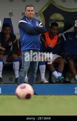 Diadema, Brésil. 22 février 2020. Peint pendant un match entre Água Santa x Corinthiens tenu à Arena Inamar, à Diadema, SP. Le match est valable pour le 7ème tour du crédit de championnat Paulista 2020: Marco Galvão/FotoArena/Alay Live News Banque D'Images