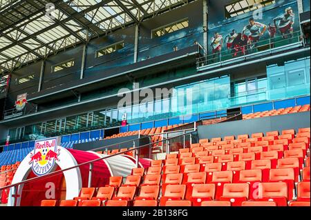 Au tribune de l'arène FC Red Bulls, Salzbourg Banque D'Images