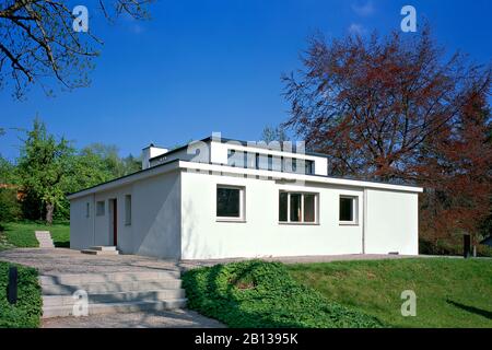 Haus am Horn,maison modèle du Bauhaus,1920-22 par Georg Muche,Weimar,Thuringe,Allemagne Banque D'Images