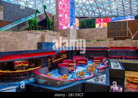 L'intérieur de l'hôtel MGM Cotai et du casino de Macao Banque D'Images