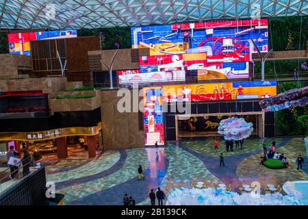 L'intérieur de l'hôtel MGM Cotai et du casino de Macao Banque D'Images