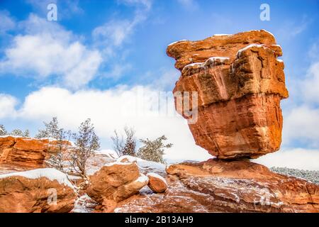 Garden of the Gods Colorado Banque D'Images