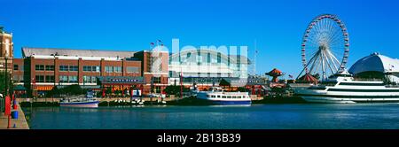 Navy Pier, Chicago, Illinois, États-Unis Banque D'Images