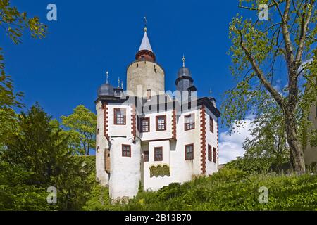 Château Posterstein Dans Le Sprottal Supérieur, Landkreis Altenburger Land, Thuringe, Allemagne, Europe Banque D'Images