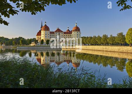 Château Moritzburg Près De Dresde, Saxe, Allemagne Banque D'Images