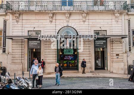 Armazens Do Chiado un élégant centre commercial dans le centre-ville de Lisbonne Portugal Banque D'Images