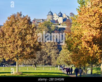 Château De Beauty De Dormir Sababurg,Hofgeismar,Hesse,Allemagne Banque D'Images