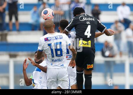 Diadema, Brésil. 22 février 2020. Gil pendant un match entre Água Santa x Corinthiens tenu à Arena Inamar, à Diadema, SP. Le match est valable pour le 7ème tour du championnat Paulista 2020. Crédit: Ricardo Moreira/Fotoarena/Alay Live News Banque D'Images