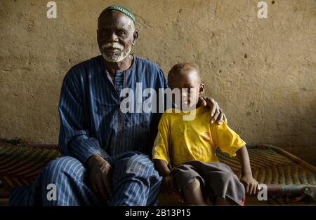 Portraits D'Ivoiriens,Côte D'Ivoire Banque D'Images