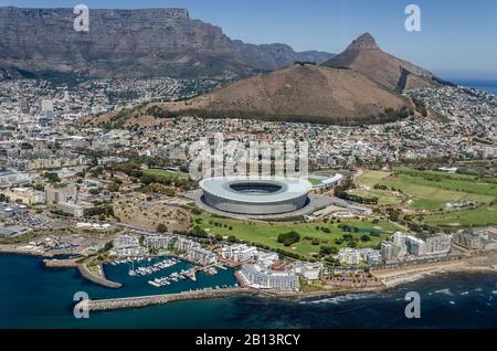 Vue Aérienne,Le Cap,Le Cap Occidental,Afrique Du Sud,Afrique Banque D'Images