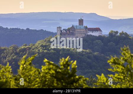 Wartburg Près D'Eisenach, Thuringe, Allemagne Banque D'Images