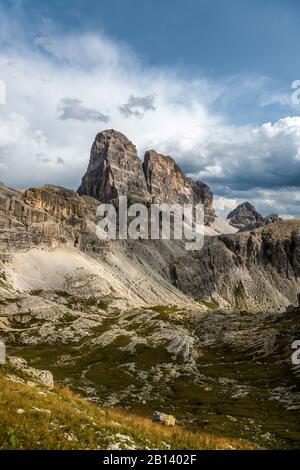 Zölferkofel,Parc Naturel Drei Zinnen,Dolomites,Tyrol Du Sud,Italie Banque D'Images