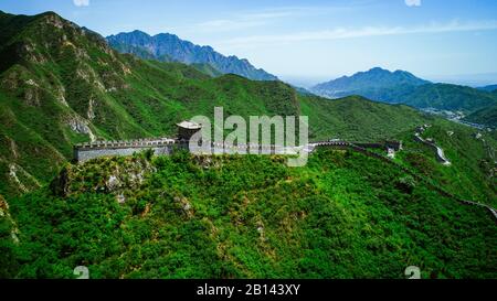 Grande Muraille de Chine, Beijing, Chine Banque D'Images