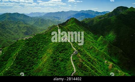 Grande Muraille de Chine, Beijing, Chine Banque D'Images