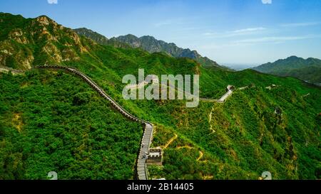 Grande Muraille de Chine, Beijing, Chine Banque D'Images