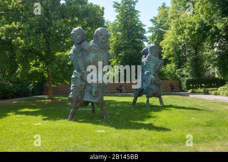 Jardin De Sculptures, Musée Berggruen, Charlottenburg, Berlin Banque D'Images