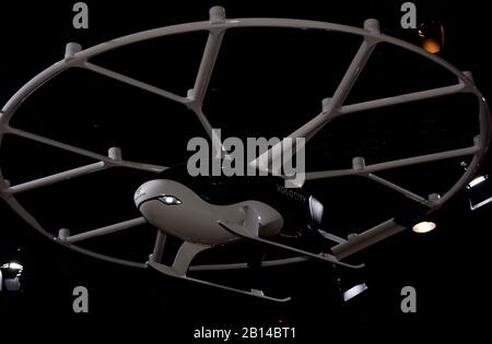 Drone Display À Auto Expo India Banque D'Images