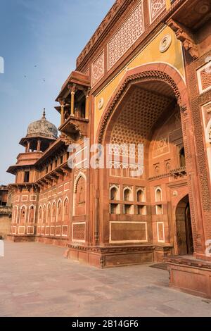 Fort d'Agra, Agra, Inde, Asie. Banque D'Images