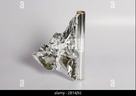 Tamil NADU, INDE - 15 février 2018 : aluminium laminé pour la nourriture Banque D'Images