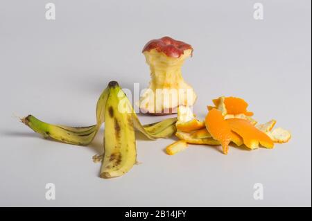 Tamil NADU, INDE - 15 février 2018 : déchets alimentaires Banque D'Images