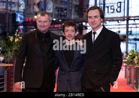 Berlin, Allemagne. 22 février 2020. Tapis rouge avant le dépistage des leçons persanes à la 70ème Berlinale 2020. (Photo De Beata Siewicz/Pacific Press) Crédit: Pacific Press Agency/Alay Live News Banque D'Images