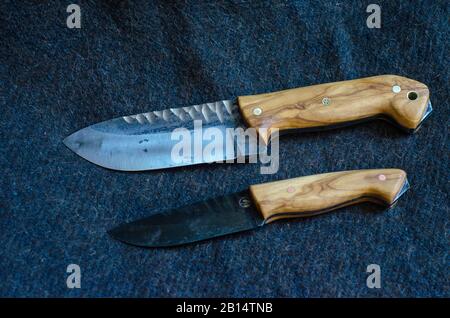 Cuchillo Bushcraft 2 Fotografía de stock - Alamy