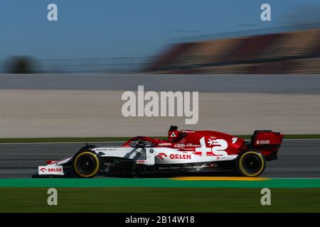 #07 Kimi Raikkonen, Alfa Romeo Racing. Formule 1 Championnat du monde 2020, épreuves d'hiver #1 2020 Barcelone, 19-21 février 2020. Banque D'Images