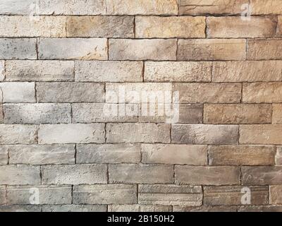 vieux brun clair mur de briques vintage grunge texture fond pour l'intérieur. Haute définition Banque D'Images