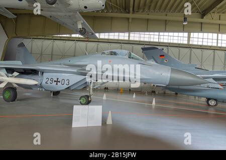MIG-29 à MHM Berlin Gatow à Berlin, Allemagne Banque D'Images