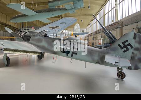 Focke-Wulf Fw 190 au MHM Berlin Gatow à Berlin, Allemagne Banque D'Images