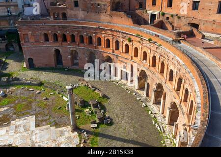 Marché de Trajan à Rome, Italie Banque D'Images