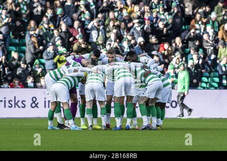 Glasgow, Royaume-Uni. 23 février 2020. Glasgow, ÉCOSSE, 23 FÉVRIER : la suddle celtique avant le jeu Scottish Premiership entre Celtic et Kilmarnock. Le jeu a eu lieu au Celtic Park à Parkhead, Glasgow, Écosse. Richard Callis/ Spp Credit: Spp Sport Press Photo. /Alay Live News Banque D'Images