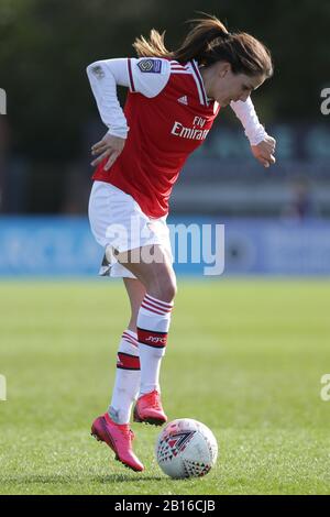 Londres, ANGLETERRE - 23 FÉVRIER Danielle Van de Donk d'Arsenal Women in action lors du match de la FA Cup entre Arsenal et Leches Dames à Meadow Park, Borehamwood, dimanche 23 février 2020. (Crédit: Jacques Feeney | MI News & Sport) la photographie ne peut être utilisée qu'à des fins de rédaction de journaux et/ou de magazines, licence requise à des fins commerciales crédit: Mi News & Sport /Alay Live News Banque D'Images