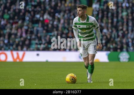 Glasgow, Royaume-Uni. 23 février 2020. Glasgow, ÉCOSSE, 23 FÉVRIER : Ryan Christie de Celtic pendant le match de la Scottish Premiership entre Celtic et Kilmarnock. Le jeu a eu lieu au Celtic Park à Parkhead, Glasgow, Écosse. Richard Callis/ Spp Credit: Spp Sport Press Photo. /Alay Live News Banque D'Images