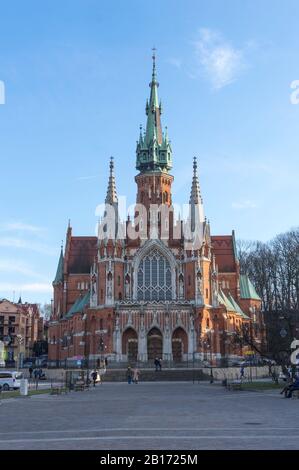 L’Église de Joseph (Kościół św. Józefa) à Kraków, Pologne Banque D'Images