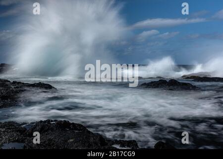 Explosion Du Surf Banque D'Images